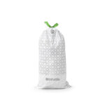 Brabantia sac poubelle 30l blanc à liens coulissants - rouleau de 20 Brabantia sac poubelle 30l blanc à liens coulissants - rouleau de 20