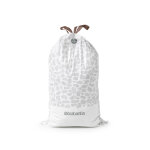 Brabantia sac poubelle 45l blanc à liens coulissants - rouleau de 10 Brabantia sac poubelle 45l blanc à liens coulissants - rouleau de 10