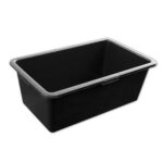 Auge de ma�on, en pvc, 60 litres, noir