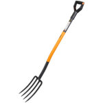 Bradas fourche à bêcher, longueur 1. 250 mm, 4 dents, noir / Bradas fourche à bêcher, longueur 1. 250 mm, 4 dents, noir /