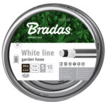Tuyau d'arrosage white line, 3 / 4', argent / blanc, 20 m