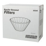 Bravilor botes de 1000 filtres en papier bravilor blanc