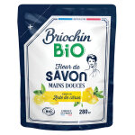 Briochin savon mains liquide briochin bio zeste de citron, recharge 280 ml
