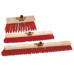 Brosserie thomas balai extérieur pvc monture bois 80 cm - rouge Brosserie thomas balai extérieur pvc monture bois 80 cm - rouge