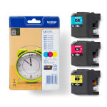 Brother lc125xl cartouche d'encre originale grande capacit - 3 couleurs