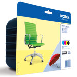 Brother lc229xl cartouche d'encre originale grande capacit� - pack de 4 (noir, cyan, magenta, jaune)