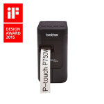 Brother pt - p750w tiqueteuse professionnelle, hse / tze, 180 x 180 dpi, 30 mm / sec, avec fil &sans ...
