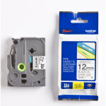 Brother ruban tze - 231 pour �tiqueteuse - 12 mm x 8 m - noir sur blanc