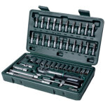 Br�der mannesmann jeu de douilles 1 / 4', 46 pi�ces
