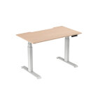 Bureau assis - debout activ'o - rglage lectrique en hauteur - l. 140 x p. 80 cm - plateau htre avec ...