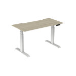 Bureau assis - debout activ'o - r�glage �lectrique en hauteur - l. 160 x p. 80 cm - plateau ch�ne avec ...