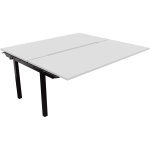 Bureau droit partagé 2 postes burocolor échancré - suivant - l. 180 x p. 163 cm - plateau blanc - pieds ... Bureau droit partagé 2 postes burocolor échancré - suivant - l. 180 x p. 163 cm - plateau blanc - pieds ...