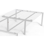 Bureau droit partagé eminence - module suivant - l. 160 x p. 165 cm - plateau chêne canadien - pieds ... Bureau droit partagé eminence - module suivant - l. 160 x p. 165 cm - plateau chêne canadien - pieds ...