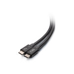C2g 2 m (6ft) cble thunderbolt actif 4 usb - c (40 gbits / s), usb c, usb c, 2 m, noir, nickel, 40 ...