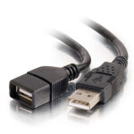 C2g 2 m rallonge de cble usb 2. 0 mle a vers femelle a - noir, 2 m, usb a, usb a, usb 2. 0, noir 52107 ...