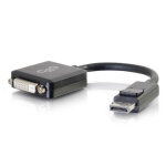 C2g adaptateur displayport 8 pouces mle vers dvi - d single link femelle - noir, 0, 2 m, displayport, ...