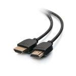 C2g cble hdmi haut dbit flexible avec connecteurs discrets, 60 cm - 4k 60 hz, 0, 6 m, hdmi type a (standard) ...