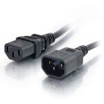 C2g cordon d'extension d'alimentation pour ordinateur awg 18 (iec320c13 � iec320c14) de 1 m, 1 m, coupleur ...