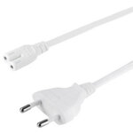 C�ble d'alimentation, prise euro - iec c7, 10 m