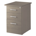 Caisson hauteur bureau axiome - l. 47, 5 x h. 72, 5 x p. 60 cm - chêne grisé Caisson hauteur bureau axiome - l. 47, 5 x h. 72, 5 x p. 60 cm - chêne grisé