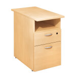 Caisson hauteur bureau pronto - l. 43 x p. 60 x h. 72 cm - htre