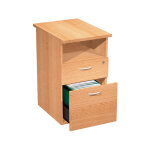 Caisson hauteur bureau pronto - l. 43 x p. 80 x h. 72 cm - htre