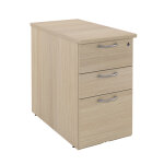 Caisson mélaminé hauteur bureau l. 42 x p. 60 x h. 72 cm - chêne Caisson mélaminé hauteur bureau l. 42 x p. 60 x h. 72 cm - chêne