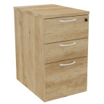 Caisson mlamin hauteur bureau l. 42 x p. 60 x h. 72 cm - chne nebraska