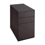 Caisson m�tal hauteur bureau universal 3 tiroirs - p. 80 cm - anthracite