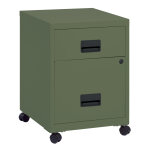 Caisson mobile pratic - 2 tiroirs - vert