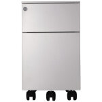 Caisson mobile universel petite largeur - mtal - 2 tiroirs - aluminium