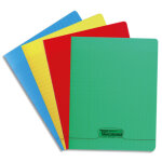 Calligraphe cahier piqre 17x22cm 48 pages seys ligne 8000 en polypropylne. coloris assortis