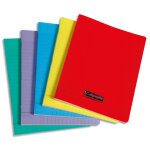 Calligraphe cahier piqûre 17x22cm 96 pages seyès ligne 8000 en polypropylène. coloris assortis Calligraphe cahier piqûre 17x22cm 96 pages seyès ligne 8000 en polypropylène. coloris assortis