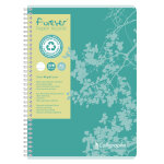 Calligraphe cahier à spirale forever a4 21 x 29, 7 cm - 80g - papier recyclé & certifié - ligné 8 mm ... Calligraphe cahier à spirale forever a4 21 x 29, 7 cm - 80g - papier recyclé & certifié - ligné 8 mm ...