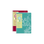 Calligraphe cahier  spirale forever a4 21 x 29, 7 cm - 80g - papier recycl & certifi - petits carreaux ...