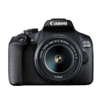 Canon eos 2000d bk 18 - 55 is ii eu26, 24, 1 mp, 6000 x 4000 pixels, cmos, full hd, noir 2728c003