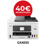 Canon maxify gx4050 imprimante multifonction jet d'encre couleur a4 � r�servoirs d'encre - wifi et r�seau ...