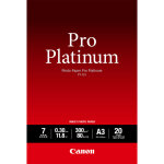 Canon papier photo professionnel platinum a3 pt - 101 - 20 feuilles, 20 pice(s), 297 x 420, a3 2768b017 ...