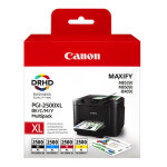 Canon pgi - 2500xl cartouche d'encre authentique grande capacit� 9254b004 - pack de 4 (noir, cyan, magenta, ...