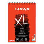Canson album de 120 feuilles de papier dessin croquis xl spirale 90g a4 Canson album de 120 feuilles de papier dessin croquis xl spirale 90g a4