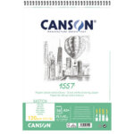 Canson album spiral papier dessin 1557, a3 + , 120 g / m2