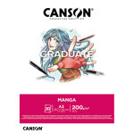 Canson bloc de 30 feuilles graduate manga. a3, 200gr. blanc, lisse et résistant aux gommages et grattages ... Canson bloc de 30 feuilles graduate manga. a3, 200gr. blanc, lisse et résistant aux gommages et grattages ...