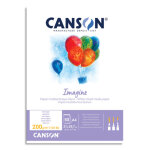 Canson bloc de 50 feuilles de papier dessin imagine 200g a4 blanc