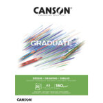 Canson bloc de dessin graduate mixed dessin, a3