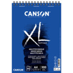 Canson bloc de dessin xl mixed media textured, a3