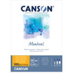 Canson bloc de papier aquarelle 'montval', a3, 100 feuilles