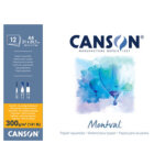 Canson bloc de papier aquarelle 'montval', a4, 50 feuilles