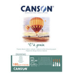 Canson bloc papier dessin 'c'  grain, a3, 224 g / m2