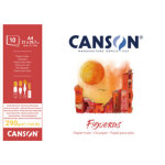Canson bloc papier dessin 'figueras', 420 x 594 mm, 290 g / m2