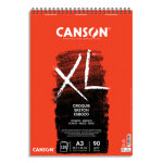 Canson bloc spiralé de 120 feuilles de papier dessin croquis xl 90g a3 Canson bloc spiralé de 120 feuilles de papier dessin croquis xl 90g a3